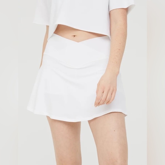 Offline by Aerie white Real Me crossover tennis skort size XL new with tags - Picture 4 of 15